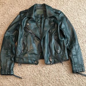 Blank NYC Moto jacket- Forest green